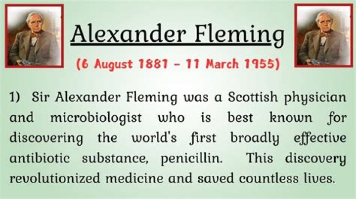 Alexander Fleming Biography - Facts, Childhood, Family Life & Achievements