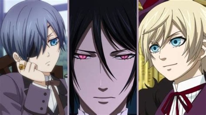 All the main characters in the ‘Black Butler’ anime series