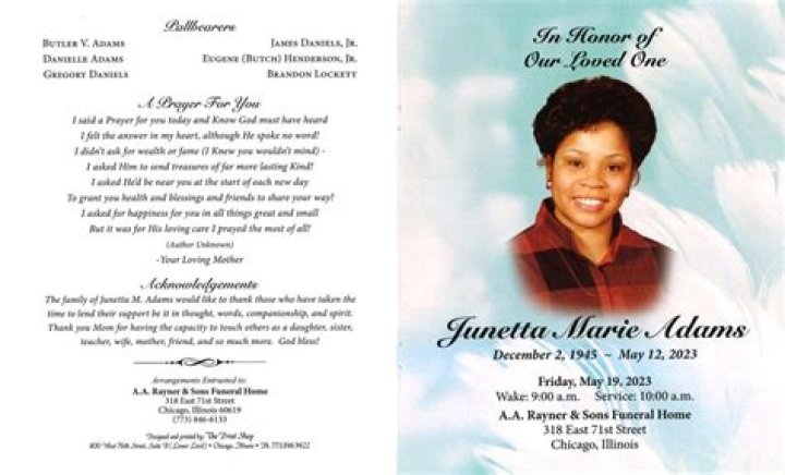 Amanda Curry Obituary and Funeral Details