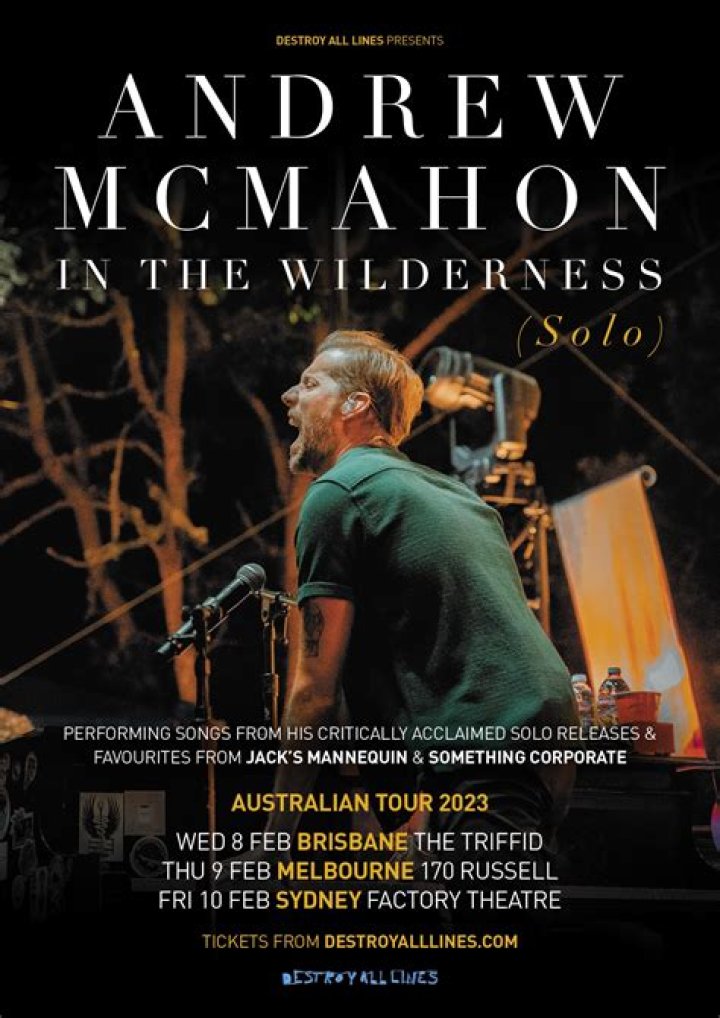 Andrew McMahon In The Wilderness Debuts New Song “Fire Escape”