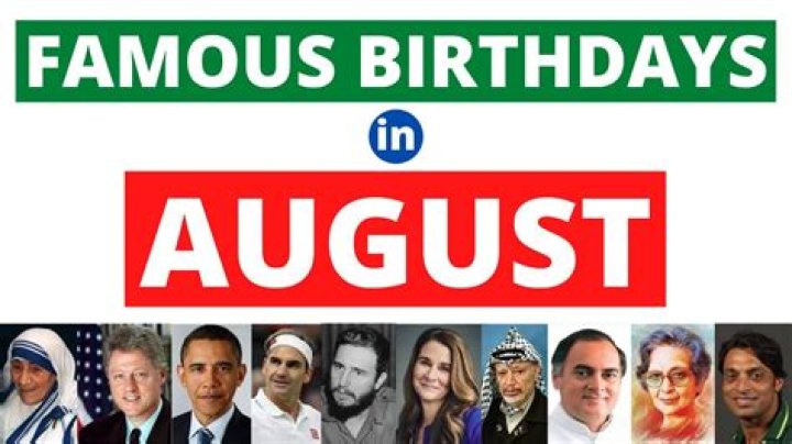 August 27 Birthdays Of Famous People