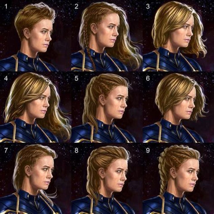 Avengers: Endgame Concept Art Reveals Alternate Hair Styles For Captain Marvel