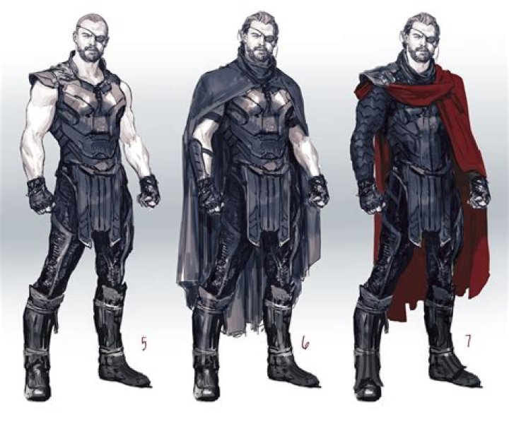 Avengers: Infinity War Concept Art Features Thor With A Ponytail