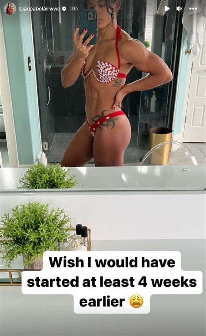 Bianca Belair in Bathing Suit is "Leaning Up" — Celebwell