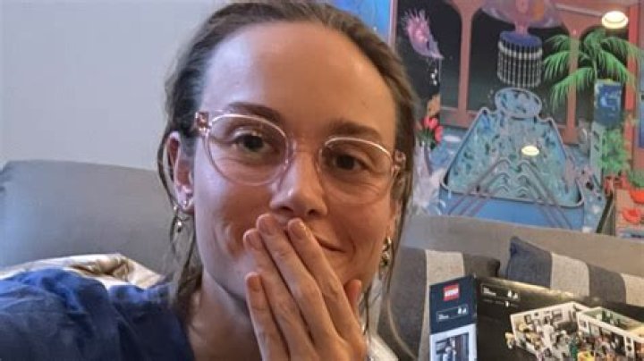 Brie Larson shows off Lego nerdery and ‘The Office’ fan status all in one photo