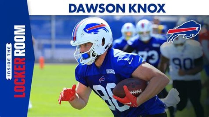 Dawson Knox contract, salary, net worth