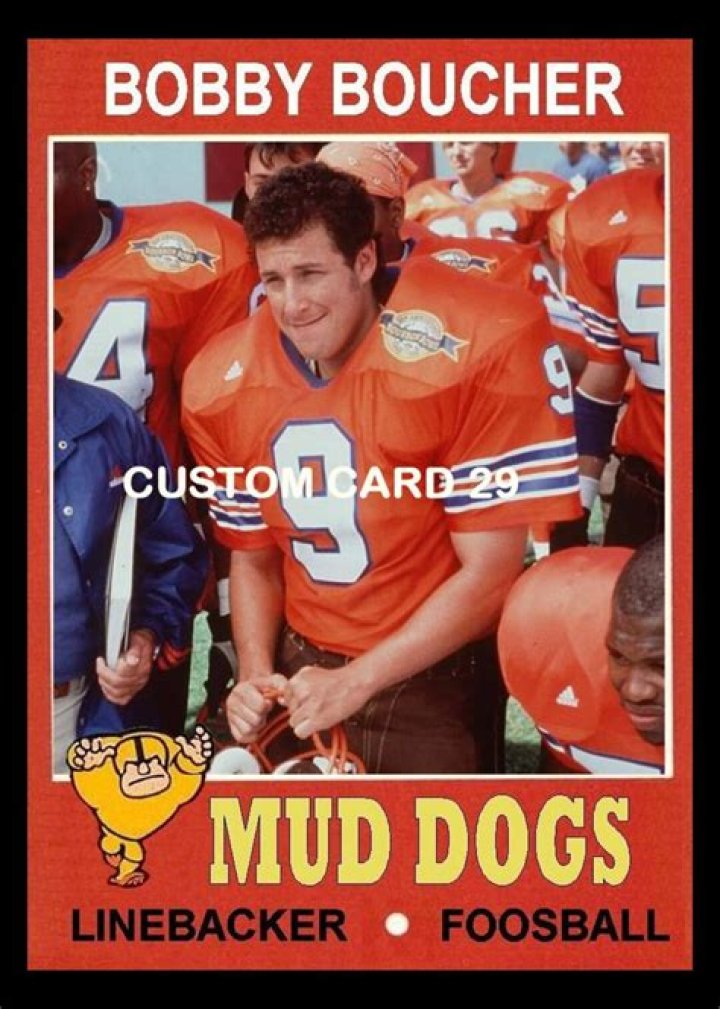 Fans select Adam Sandler’s Bobby Boucher as #1 in fictional football draft