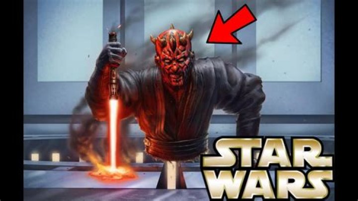 How did Darth Maul survive being cut in half?
