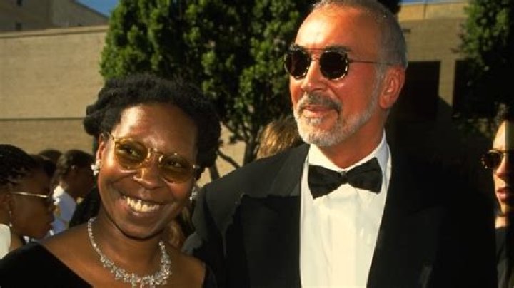 How many times has Whoopi Goldberg been married, and was Tom Selleck one of her husbands?