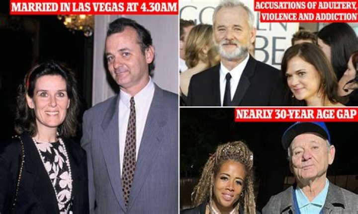 How many times was Bill Murray married? Who are his ex-wives Jennifer Butler and Margaret Kelly?