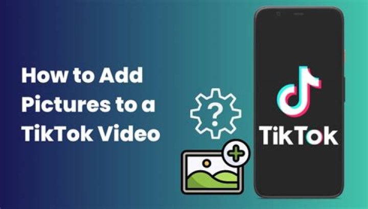 How to add pictures to a TikTok video