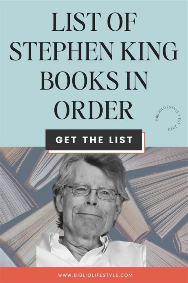 How to read Stephen King books in order