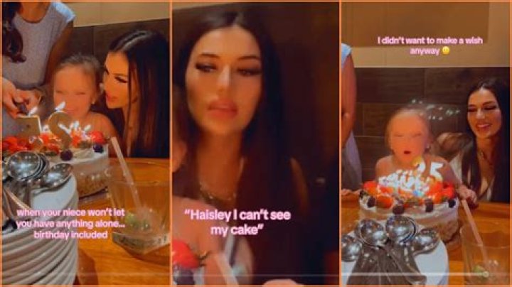 ‘I NEVER felt this entitled as a child’: Young niece steals the show at aunt’s birthday and becomes public enemy no. 1