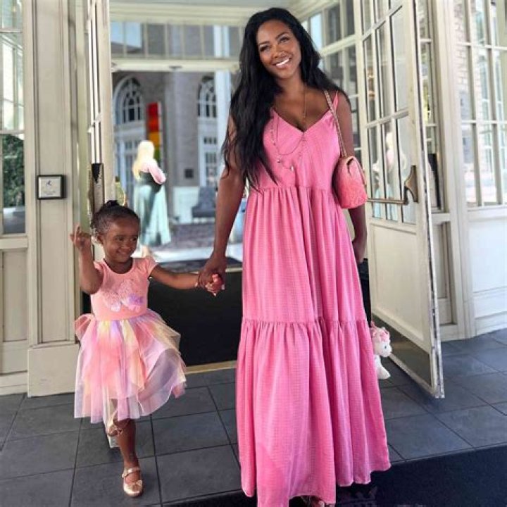 Kenya Moore’s Baby Girl, Brooklyn Daly Is A Gorgeous Princess In A Pink Dress – Check Out The Dreamy Photos Here