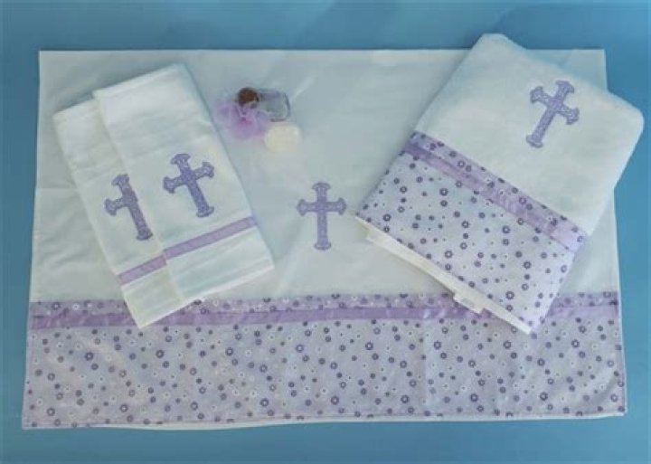 Lathopana Set - Baptism and Christening Towels, Oil Soap, Ladopana Set. — Blessed Celebration