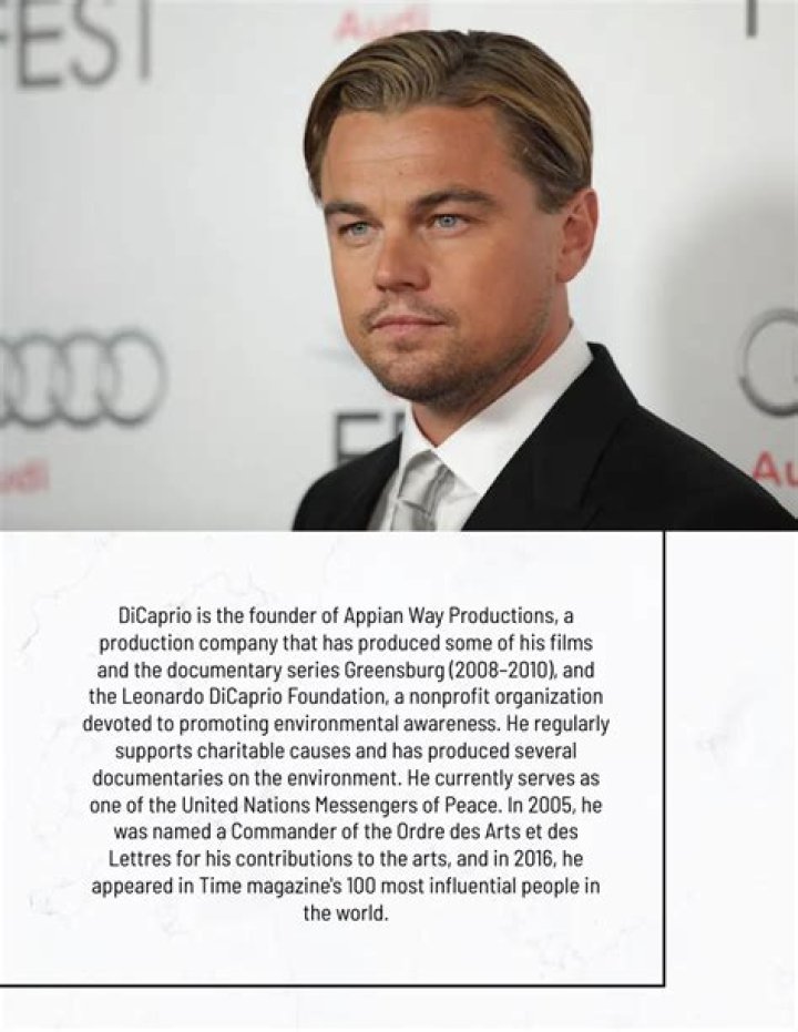 Leonardo DiCaprio Biography - Facts, Childhood, Family Life & Achievements