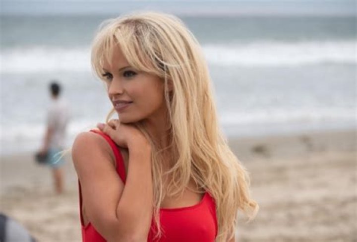 Lily James in Bathing Suit Transforms Into Pamela Anderson — Celebwell