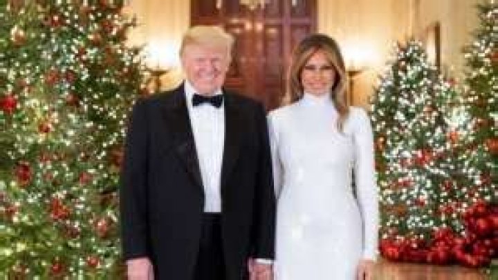 Melania Trump Is Dragged For Posting Gorgeous Christmas Decorations In July While The Donald Is Accused Of Posting Racist Tweets