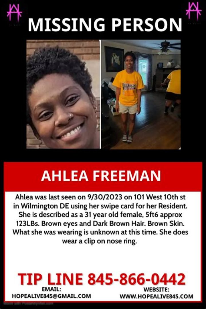Missing Ahlea Freeman, Update, Help Find Missing Ahlea Freeman,