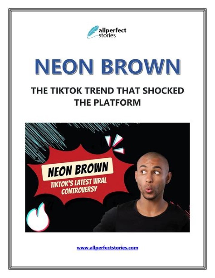 Neon Brown TikTok meaning explained