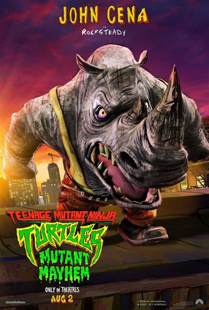 New Teenage Mutant Ninja Turtles 2 Poster Features Bebop And Rocksteady
