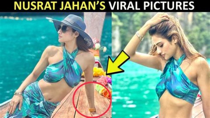 Nusrat Jahan in Bathing Suit is "Keepin’ it Wavy" — Celebwell