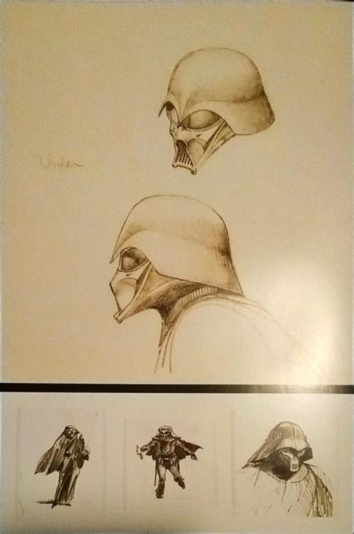 Rare Star Wars Concept Art Reveals Terrifying Early Designs For Darth Vader