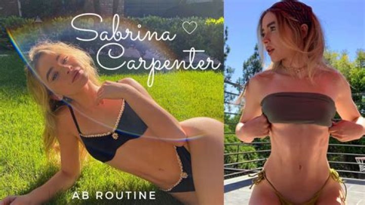 Sabrina Carpenter Workout Routine