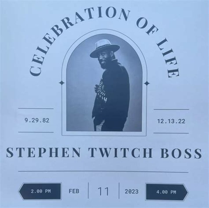 Stephen ‘tWitch’ Boss funeral, burial service, pictures, date, time, venue