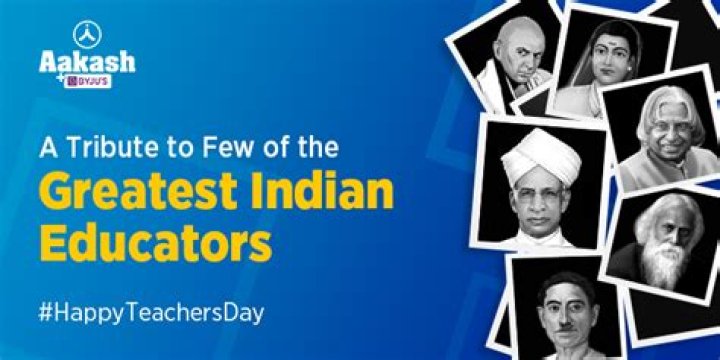 The Greatest Indian Educators
