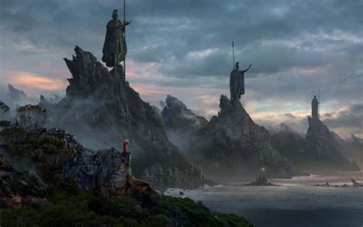 ‘The Lord of the Rings: The Rings of Power’ image highlights the heavenly landscape of Middle-earth