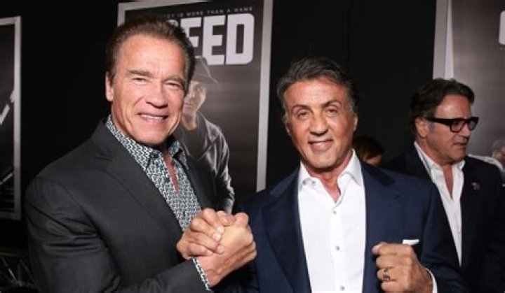 They might be BFFs these days, but Arnold Schwarzenegger still has his sights set on one-upping Sylvester Stallone