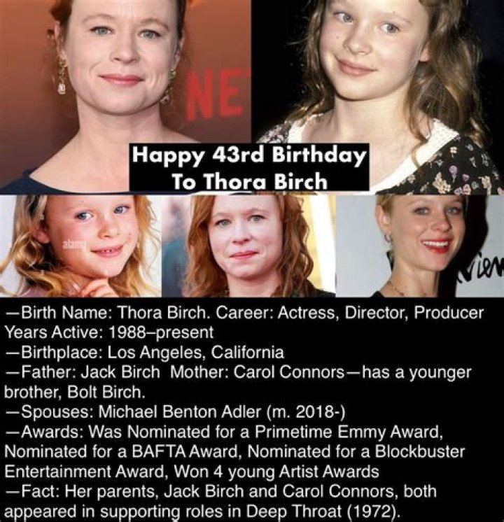 Thora Birch parents: Meet Carol Connors, Jack Birch
