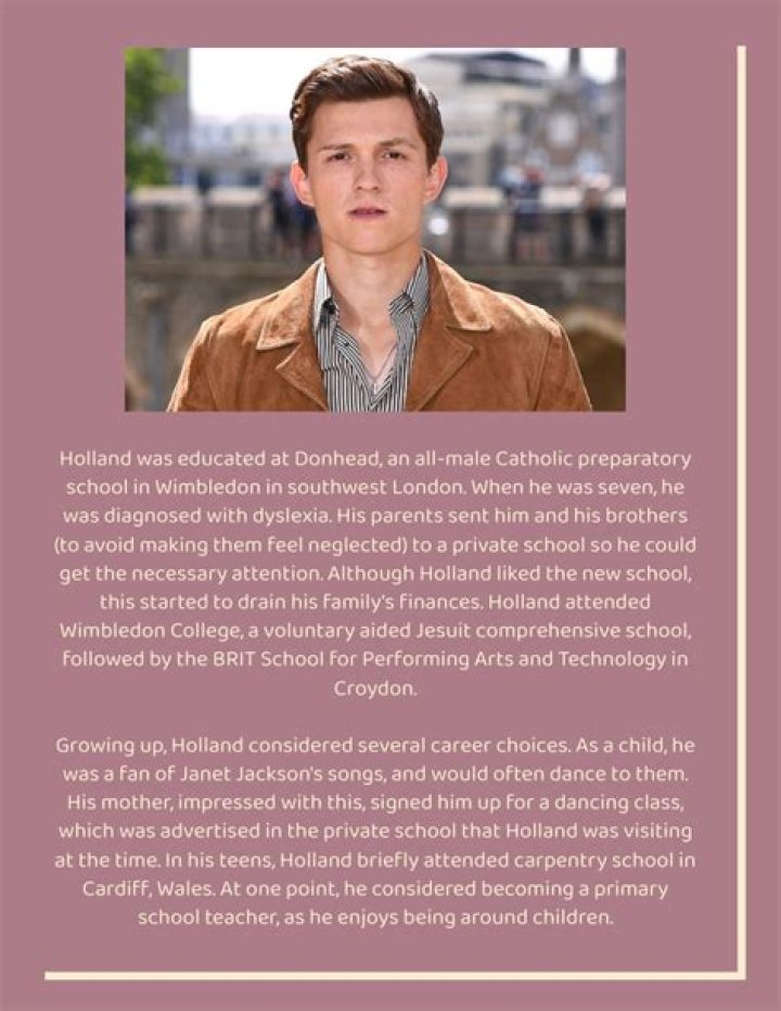 Tom Holland Biography - Facts, Childhood, Family Life & Achievements