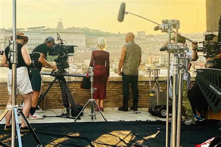 Vin Diesel and Helen Mirren show off their adorable chemistry in a behind-the-scenes photo on the set of ‘Fast X’