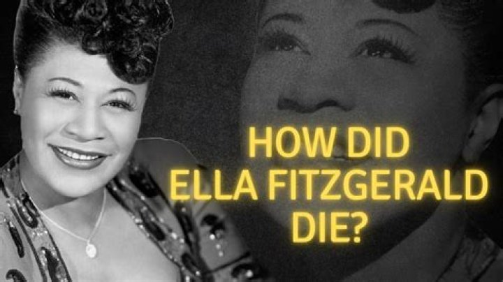 What did Ella Fitzgerald die from?