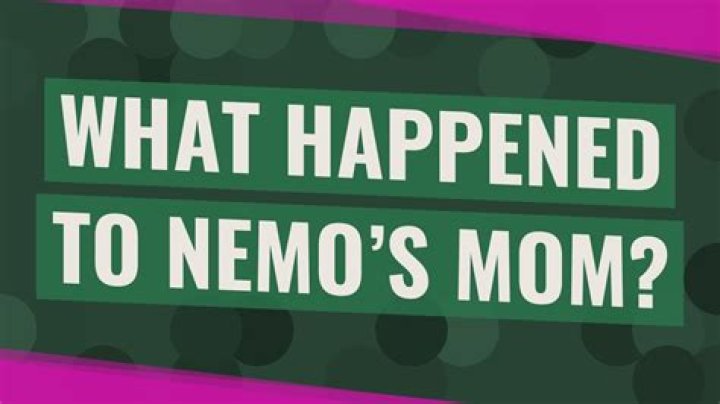 What happened to Nemo’s mum? – Celebrity