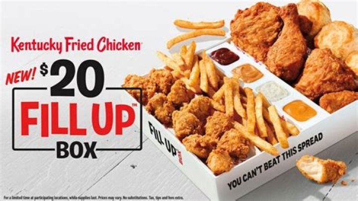 What Is A $20 Fill Up At Kfc? – Celebrity