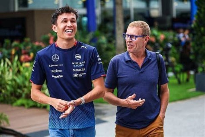 What is Alex Albon relationship with dad?