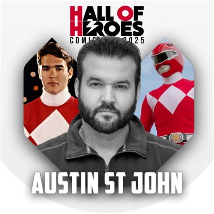 What is Austin St. John’s name and role in Power Rangers?
