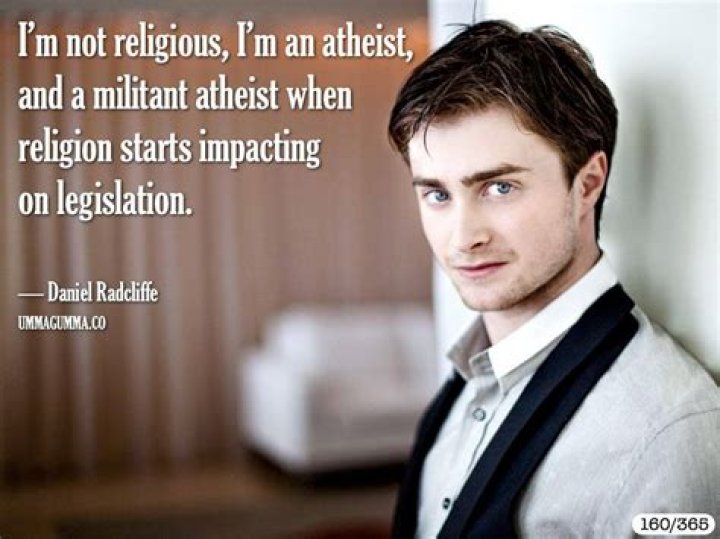 What religion is Daniel Radcliffe? Is Daniel Radcliffe an atheist?