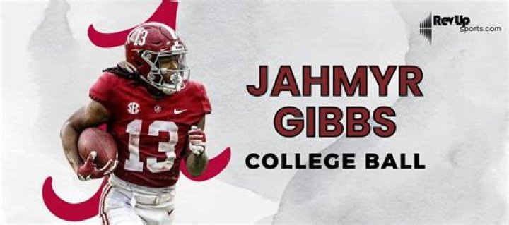 Where did Jahmyr Gibbs go to college? Did Jahmyr Gibbs play college football?