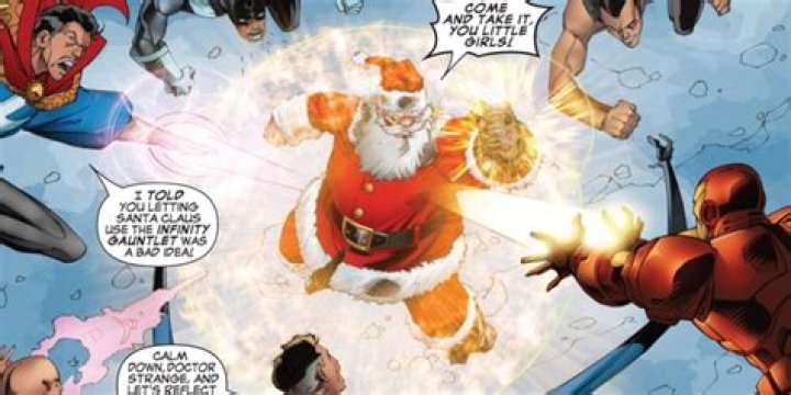 Where does Santa Claus show up in the Marvel Universe?