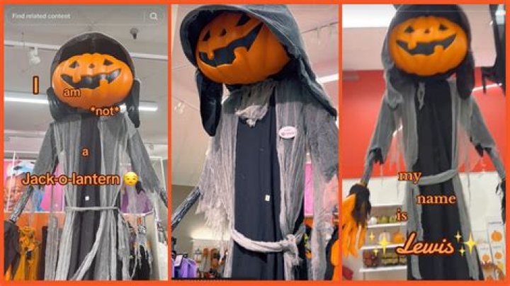 Who is Lewis the jack-o’-lantern, and why does TikTok love him so much?