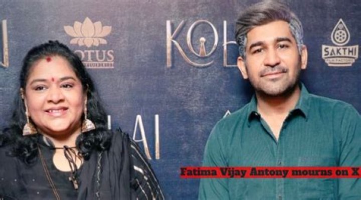 Who is Vijay Antony’s wife Fathima?