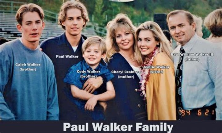 Who was Paul Walker’s family?
